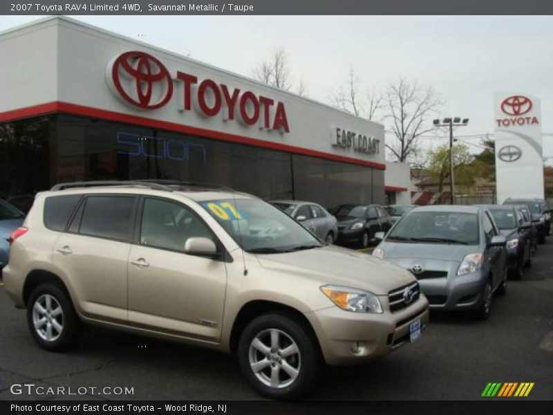 Savannah Metallic / Taupe 2007 Toyota RAV4 Limited 4WD