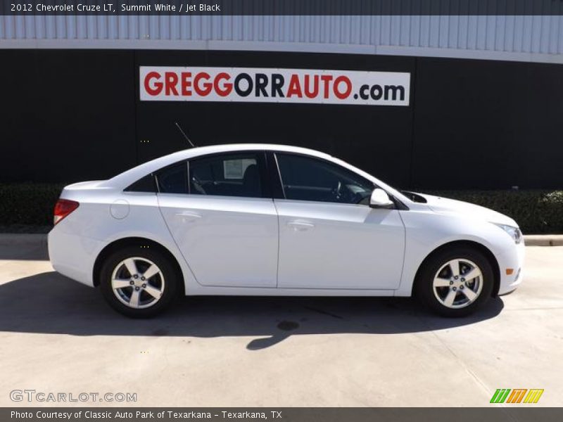 Summit White / Jet Black 2012 Chevrolet Cruze LT