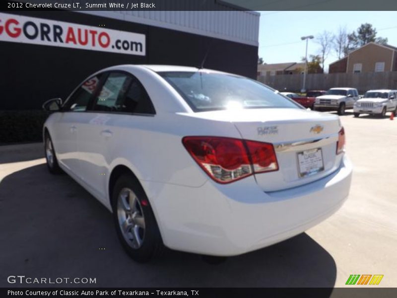 Summit White / Jet Black 2012 Chevrolet Cruze LT