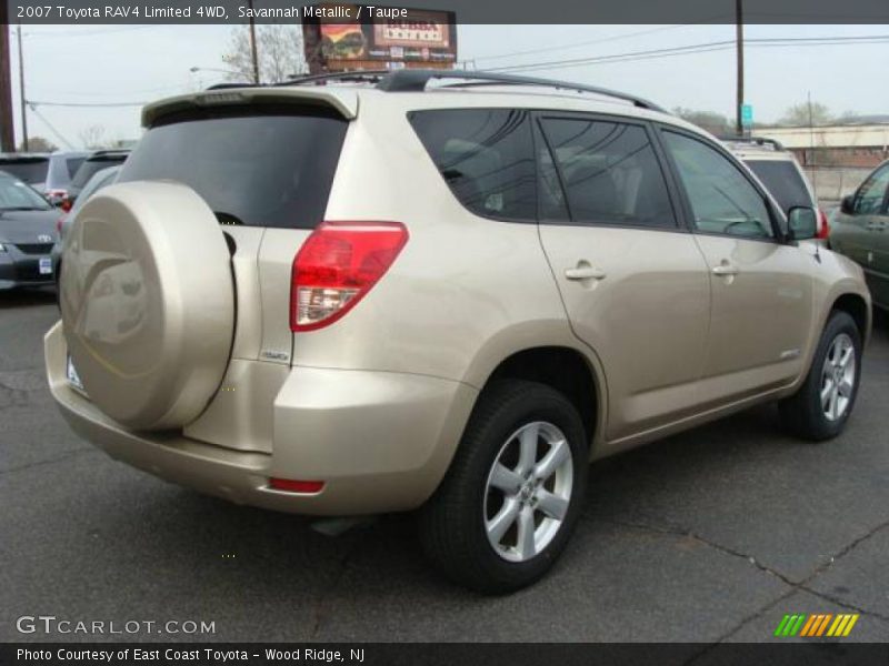 Savannah Metallic / Taupe 2007 Toyota RAV4 Limited 4WD