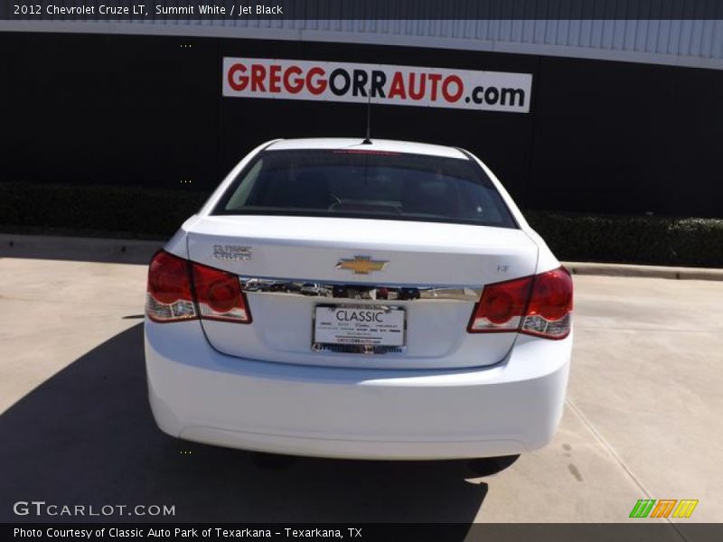 Summit White / Jet Black 2012 Chevrolet Cruze LT