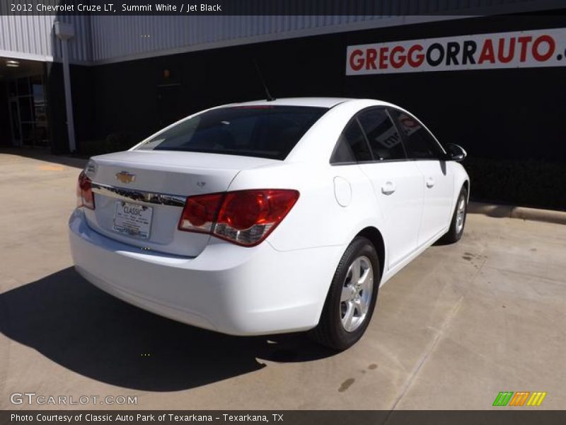 Summit White / Jet Black 2012 Chevrolet Cruze LT