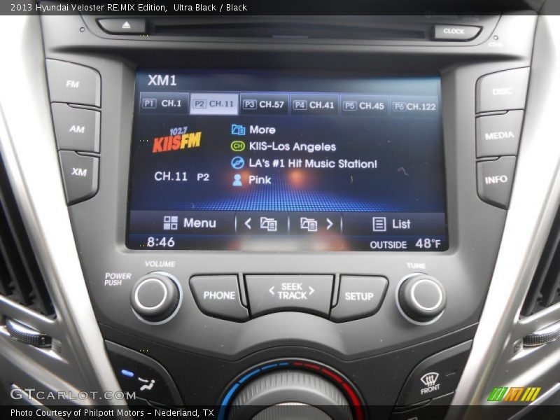 Controls of 2013 Veloster RE:MIX Edition