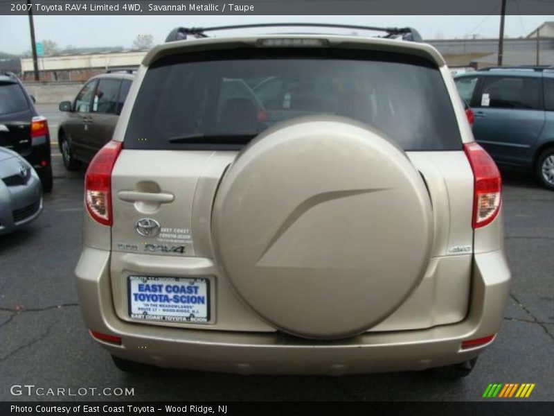 Savannah Metallic / Taupe 2007 Toyota RAV4 Limited 4WD