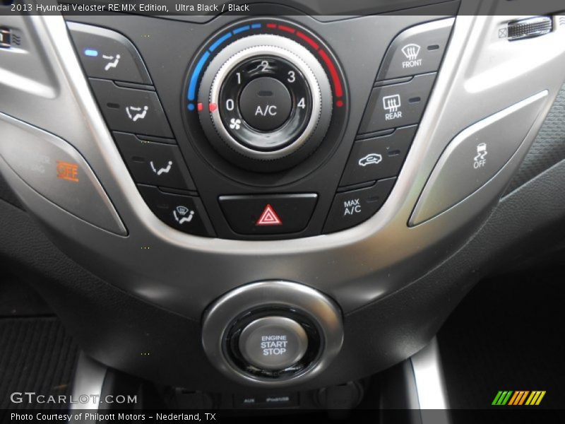 Controls of 2013 Veloster RE:MIX Edition