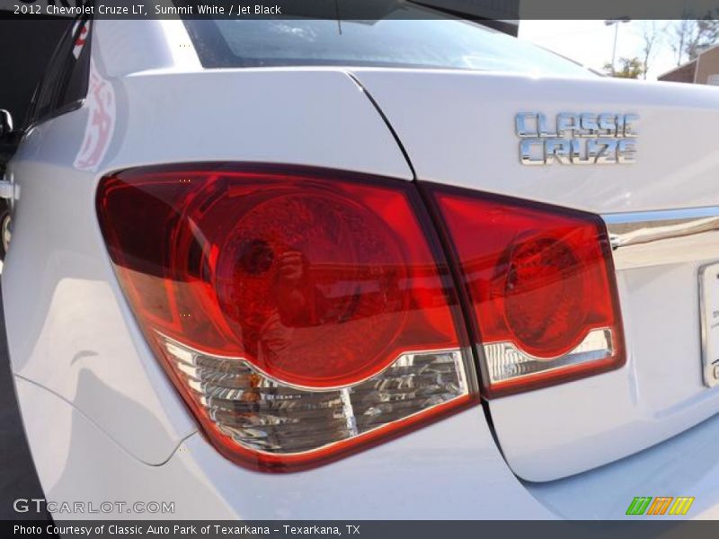 Summit White / Jet Black 2012 Chevrolet Cruze LT
