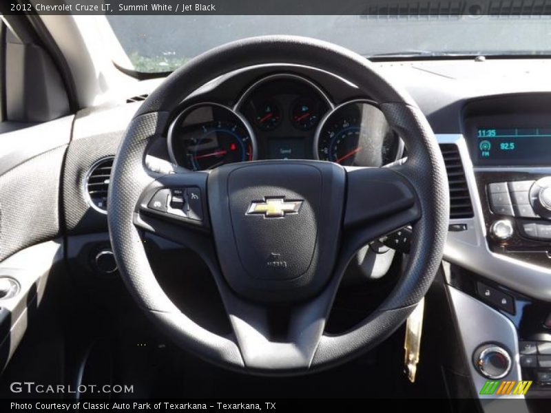 Summit White / Jet Black 2012 Chevrolet Cruze LT