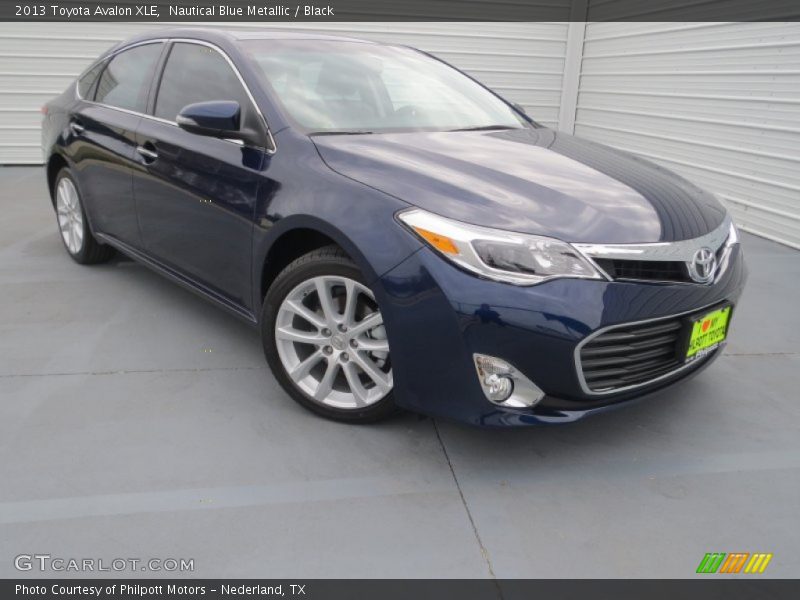 Nautical Blue Metallic / Black 2013 Toyota Avalon XLE