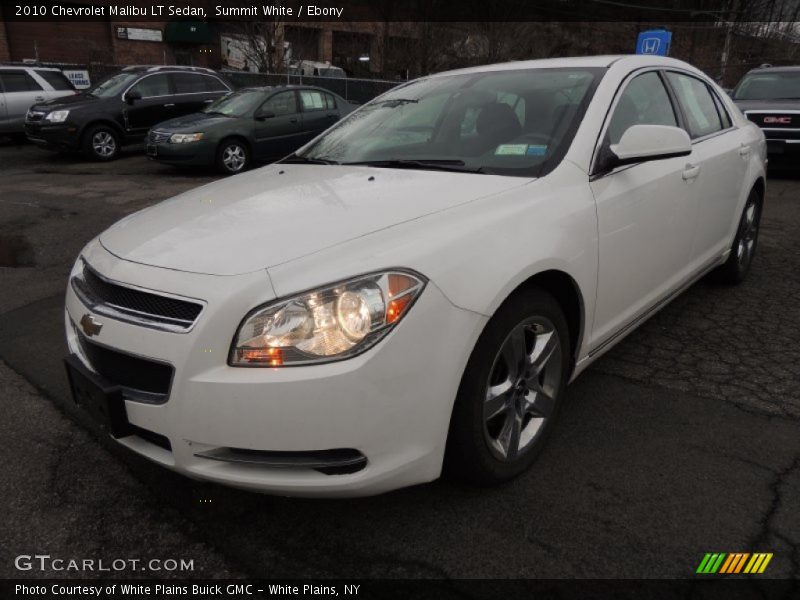 Summit White / Ebony 2010 Chevrolet Malibu LT Sedan