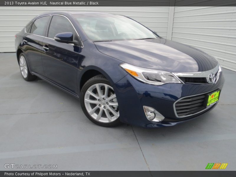 Nautical Blue Metallic / Black 2013 Toyota Avalon XLE