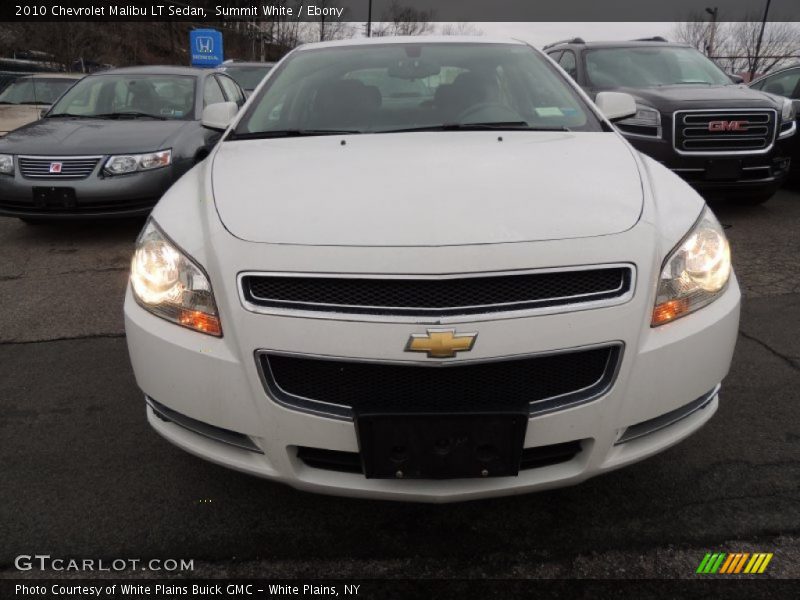 Summit White / Ebony 2010 Chevrolet Malibu LT Sedan