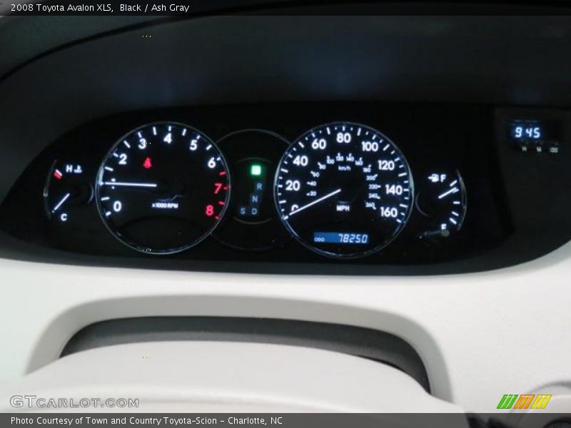 Black / Ash Gray 2008 Toyota Avalon XLS
