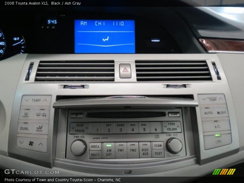 Black / Ash Gray 2008 Toyota Avalon XLS