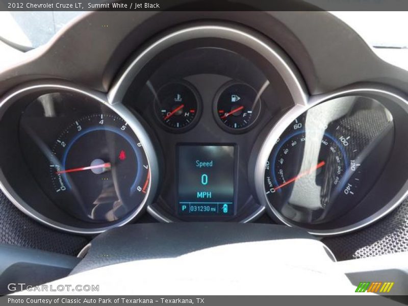 Summit White / Jet Black 2012 Chevrolet Cruze LT
