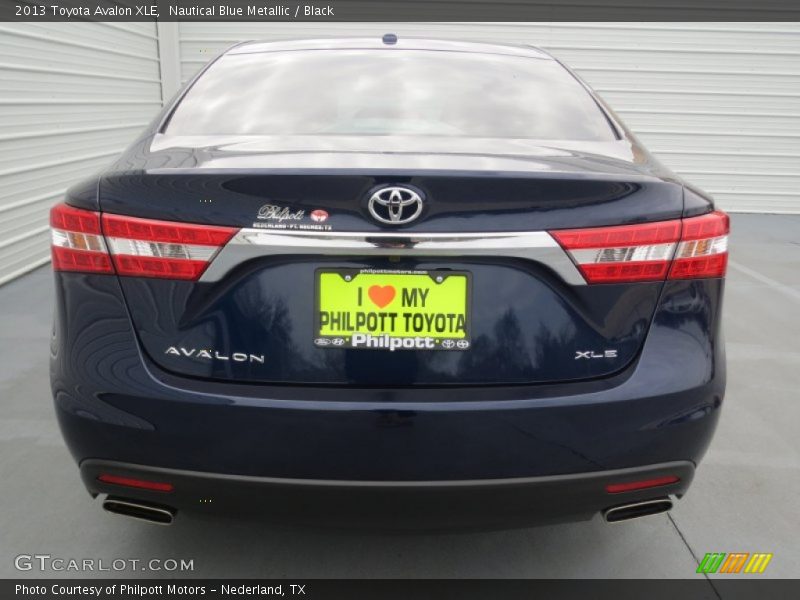 Nautical Blue Metallic / Black 2013 Toyota Avalon XLE