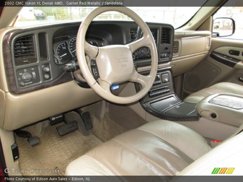 Sandstone Interior - 2002 Yukon XL Denali AWD 