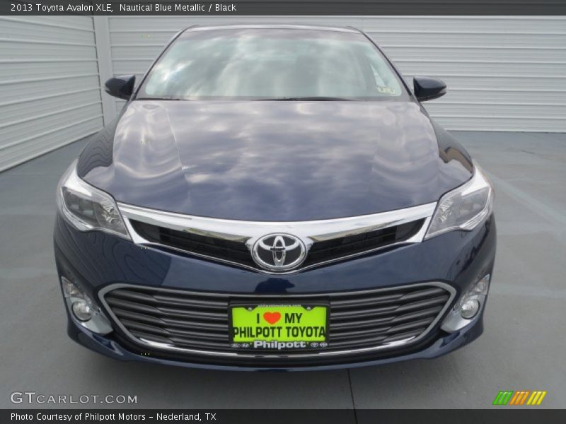 Nautical Blue Metallic / Black 2013 Toyota Avalon XLE