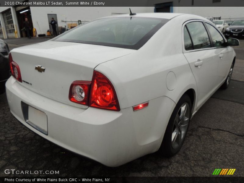 Summit White / Ebony 2010 Chevrolet Malibu LT Sedan