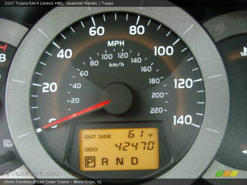 Savannah Metallic / Taupe 2007 Toyota RAV4 Limited 4WD