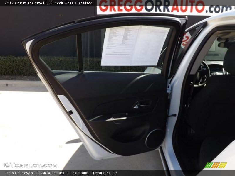 Summit White / Jet Black 2012 Chevrolet Cruze LT