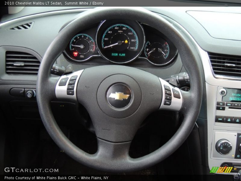 Summit White / Ebony 2010 Chevrolet Malibu LT Sedan