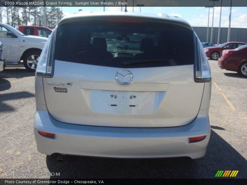 Sunlight Silver Metallic / Black 2009 Mazda MAZDA5 Grand Touring