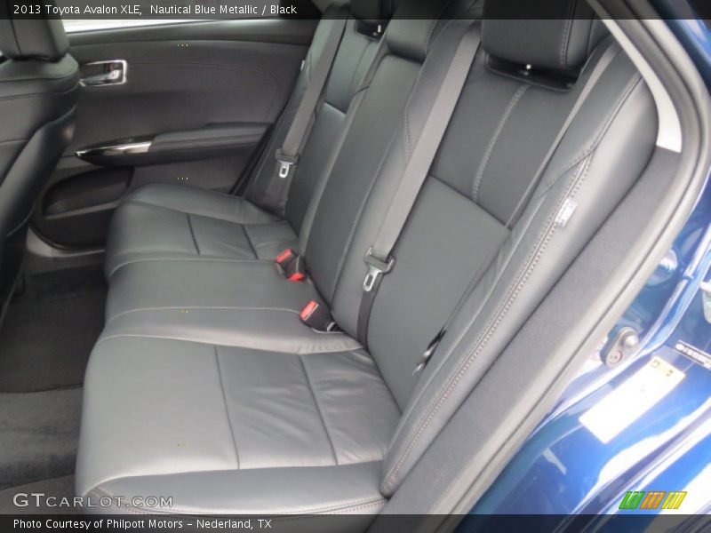 Rear Seat of 2013 Avalon XLE