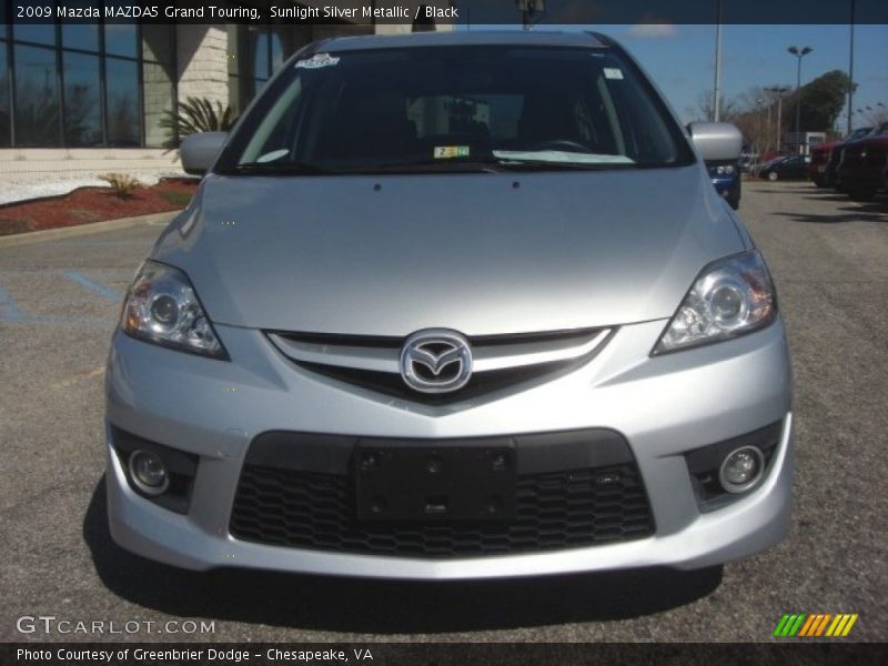 Sunlight Silver Metallic / Black 2009 Mazda MAZDA5 Grand Touring