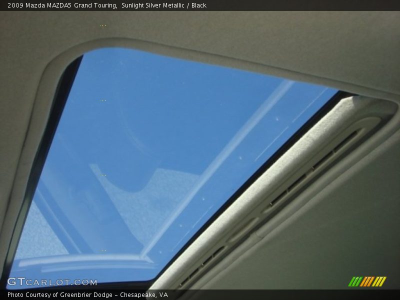Sunlight Silver Metallic / Black 2009 Mazda MAZDA5 Grand Touring