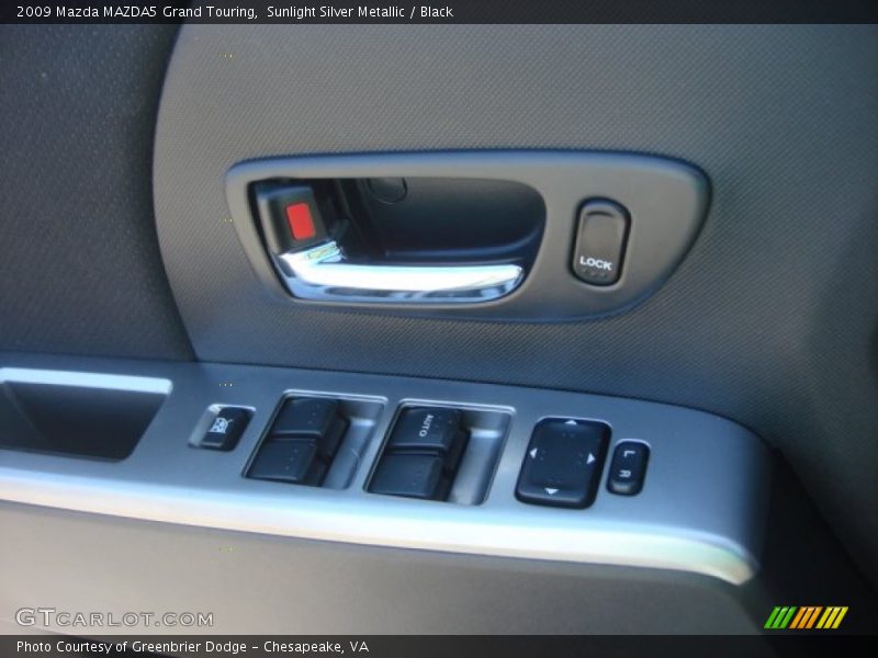 Sunlight Silver Metallic / Black 2009 Mazda MAZDA5 Grand Touring