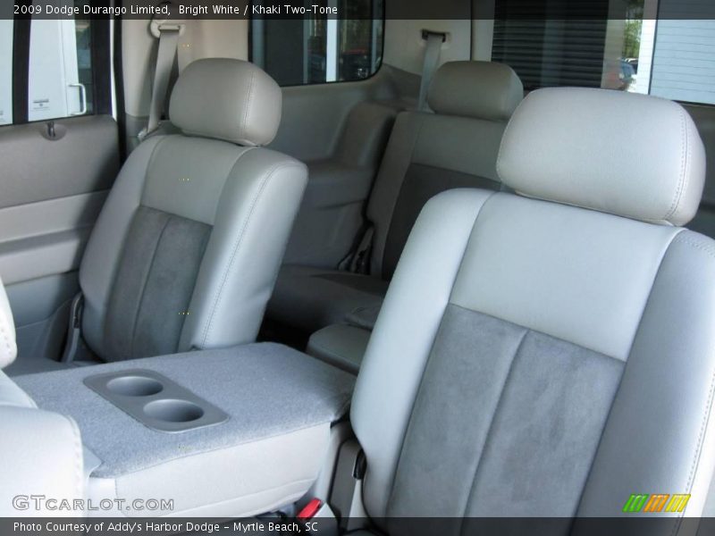 Bright White / Khaki Two-Tone 2009 Dodge Durango Limited