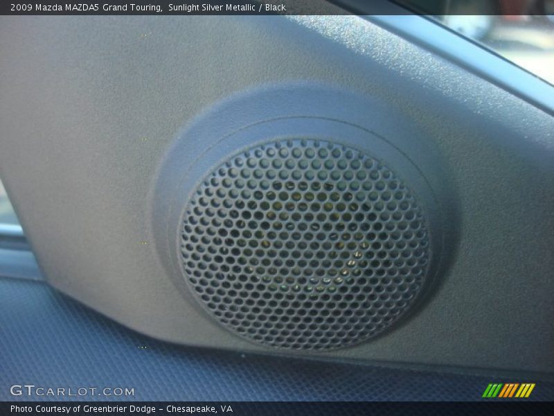 Sunlight Silver Metallic / Black 2009 Mazda MAZDA5 Grand Touring