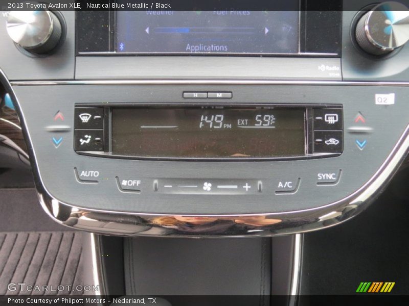 Controls of 2013 Avalon XLE