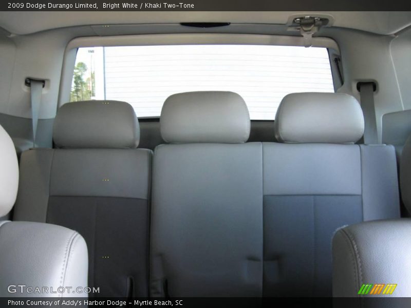 Bright White / Khaki Two-Tone 2009 Dodge Durango Limited