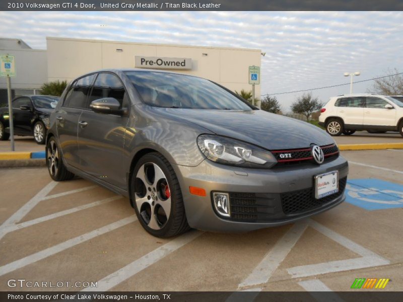 United Gray Metallic / Titan Black Leather 2010 Volkswagen GTI 4 Door