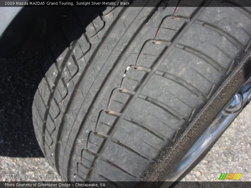 Sunlight Silver Metallic / Black 2009 Mazda MAZDA5 Grand Touring