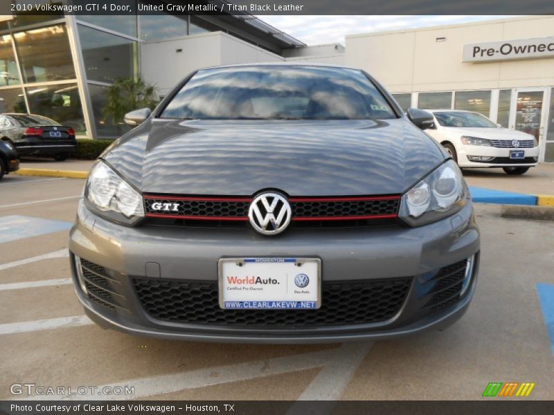 United Gray Metallic / Titan Black Leather 2010 Volkswagen GTI 4 Door