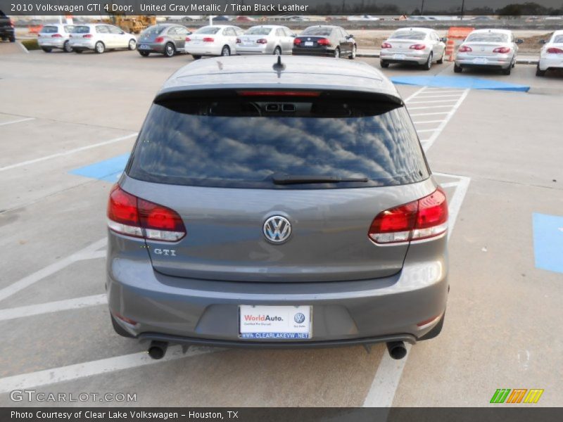 United Gray Metallic / Titan Black Leather 2010 Volkswagen GTI 4 Door