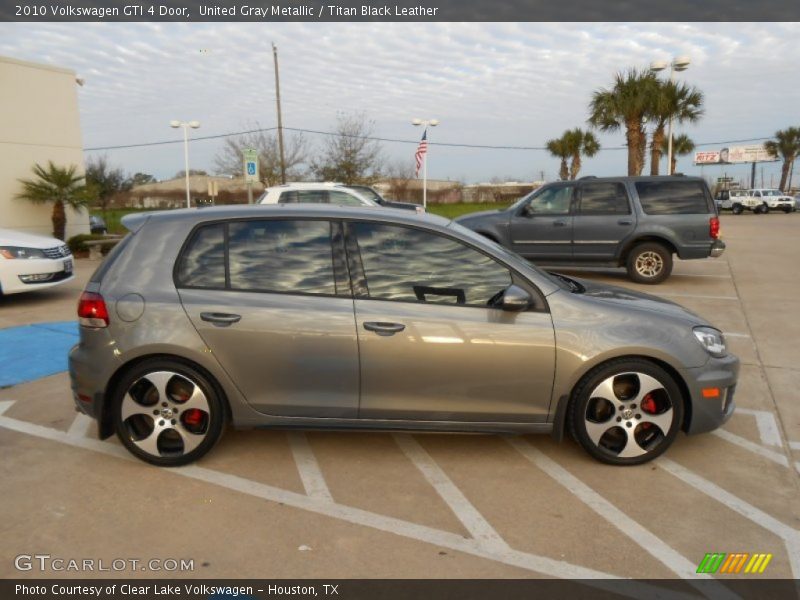 United Gray Metallic / Titan Black Leather 2010 Volkswagen GTI 4 Door