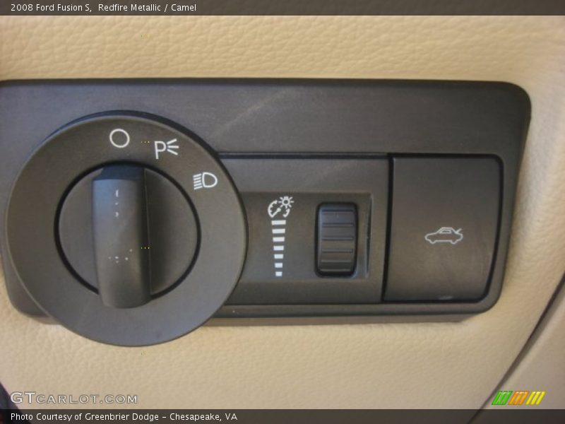 Redfire Metallic / Camel 2008 Ford Fusion S