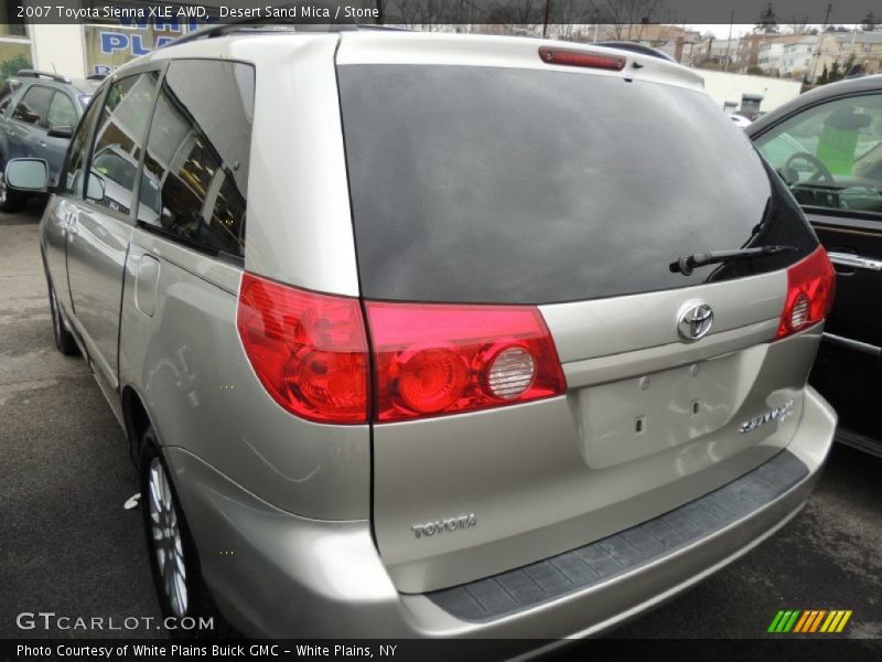 Desert Sand Mica / Stone 2007 Toyota Sienna XLE AWD