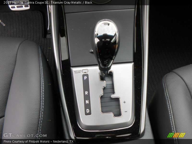 Titanium Gray Metallic / Black 2013 Hyundai Elantra Coupe SE