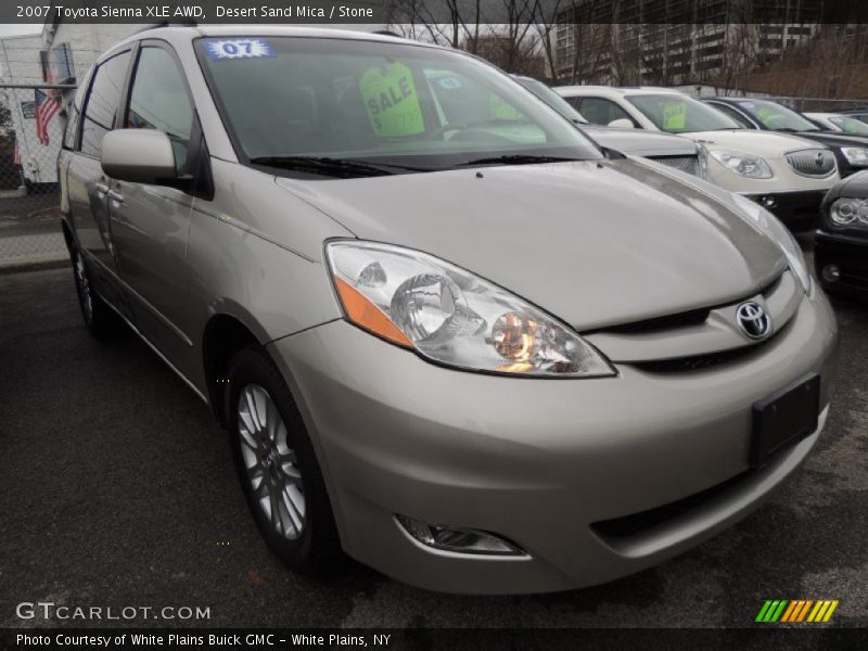Desert Sand Mica / Stone 2007 Toyota Sienna XLE AWD