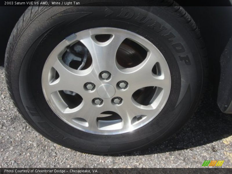 White / Light Tan 2003 Saturn VUE V6 AWD