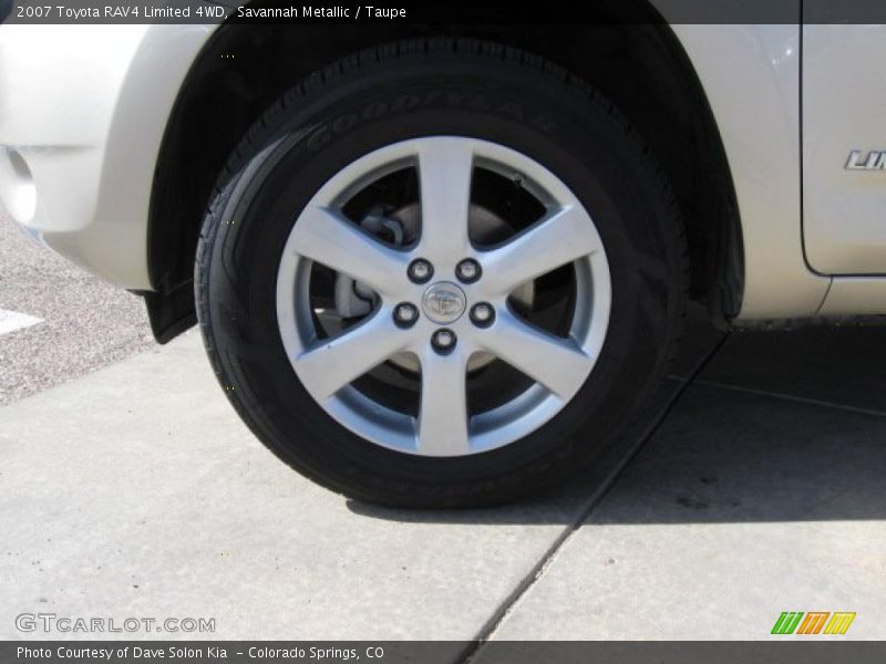 Savannah Metallic / Taupe 2007 Toyota RAV4 Limited 4WD