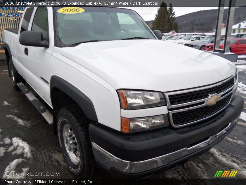 Summit White / Dark Charcoal 2006 Chevrolet Silverado 2500HD Extended Cab 4x4