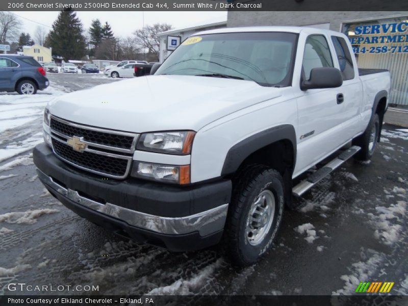 Summit White / Dark Charcoal 2006 Chevrolet Silverado 2500HD Extended Cab 4x4