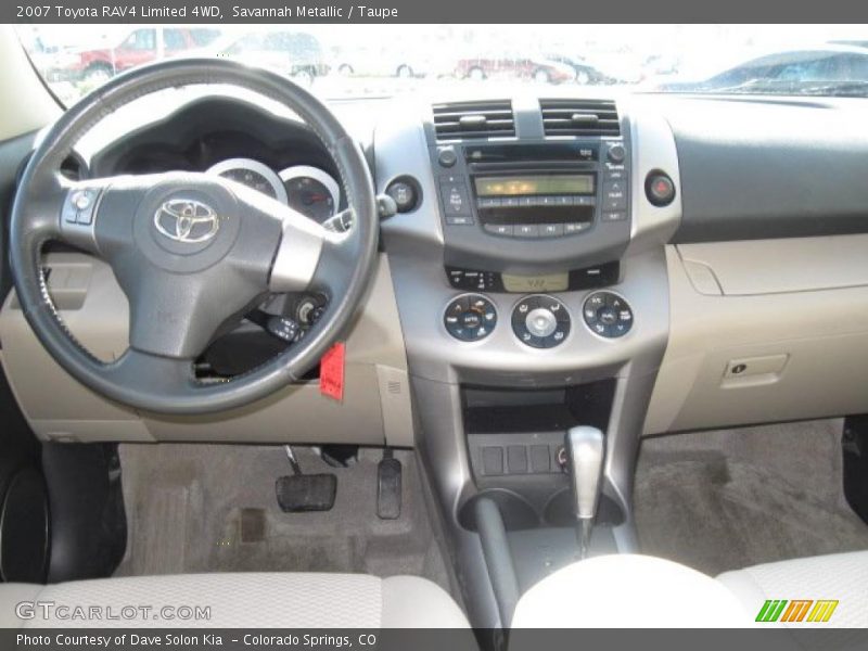 Savannah Metallic / Taupe 2007 Toyota RAV4 Limited 4WD