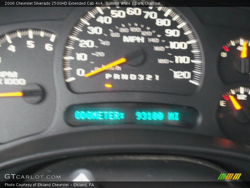 Summit White / Dark Charcoal 2006 Chevrolet Silverado 2500HD Extended Cab 4x4