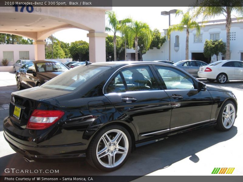 Black / Black 2010 Mercedes-Benz C 300 Sport